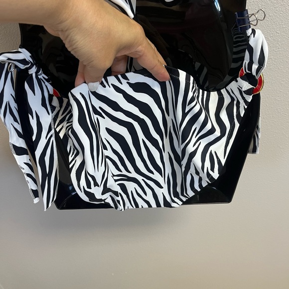 Victoria’s Secret Y2K Animal print Zebra Bikini Large - Picture 6 of 12
